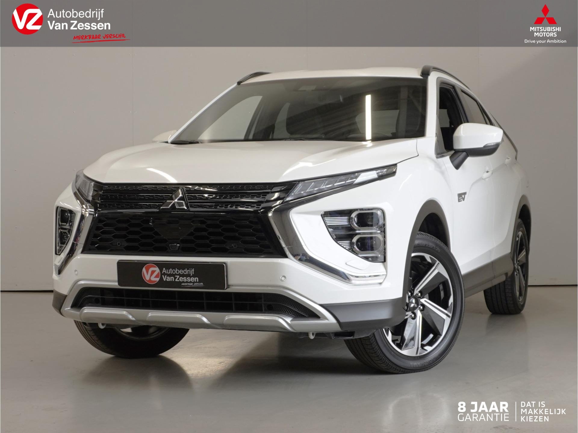 Mitsubishi Eclipse Cross 2.4 PHEV Intense+ | Navigatie | App, Auto's, 4 cilinders, Wit, Bedrijf, Vierwielaandrijving