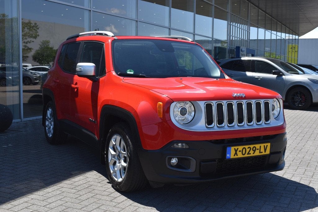 Jeep Renegade 1.4 MultiAir Limited | Climate Control | Cruis, Auto's, Jeep, 12 maanden, 4 cilinders, Leder, 600 kg