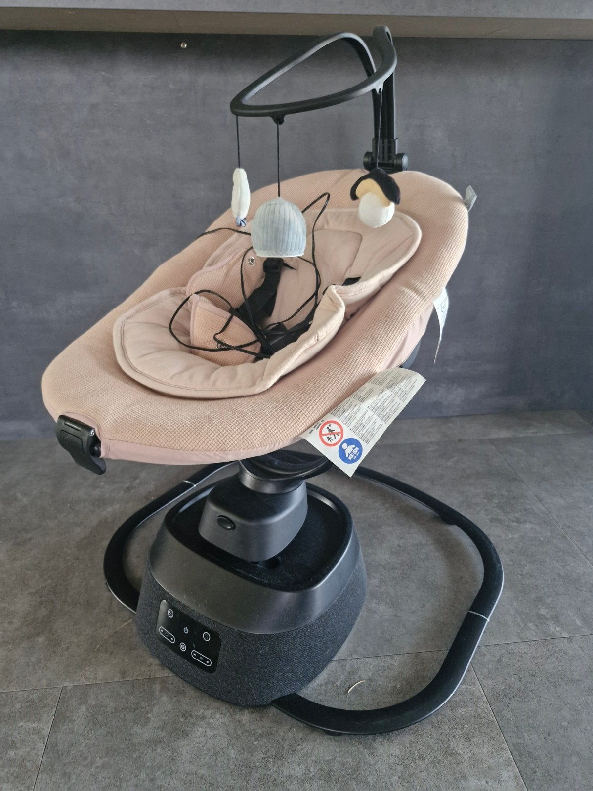 Babymoov Schommelstoel Swoon Evolution Connect Mocca, Schommelstoel, Verstelbaar, Zo goed als nieuw, Ophalen