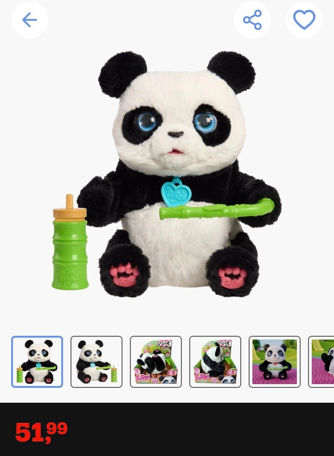 FurReal Friends Panda Coco - Interactief en beweegt, Ophalen of Verzenden