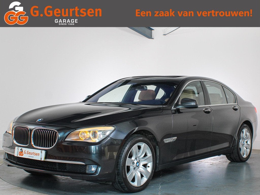 BMW 7-serie 750i High Executive Softclose, Leder, Memory, Sc, Automaat, Euro 5, Achterwielaandrijving, Gebruikt