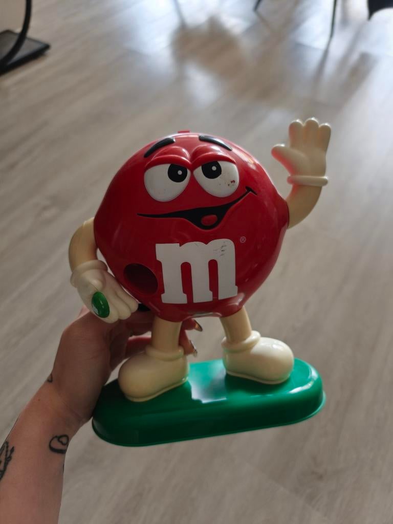 M&M's Red Candy Dispenser Figuur, Verzamelen, Ophalen of Verzenden, Gebruikt
