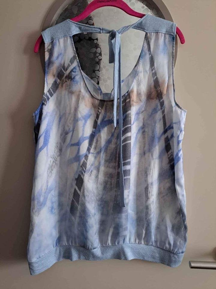 Signe Nature mouwloze top maat 44, Signe Nature, Blauw, Maat 42/44 (L), Ophalen of Verzenden