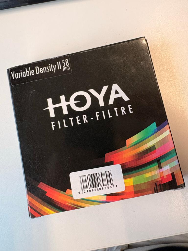 Hoya Variabel Grijsfilter 58mm - Nieuwstaat, Overige merken, Overige typen, Nieuw, Ophalen of Verzenden
