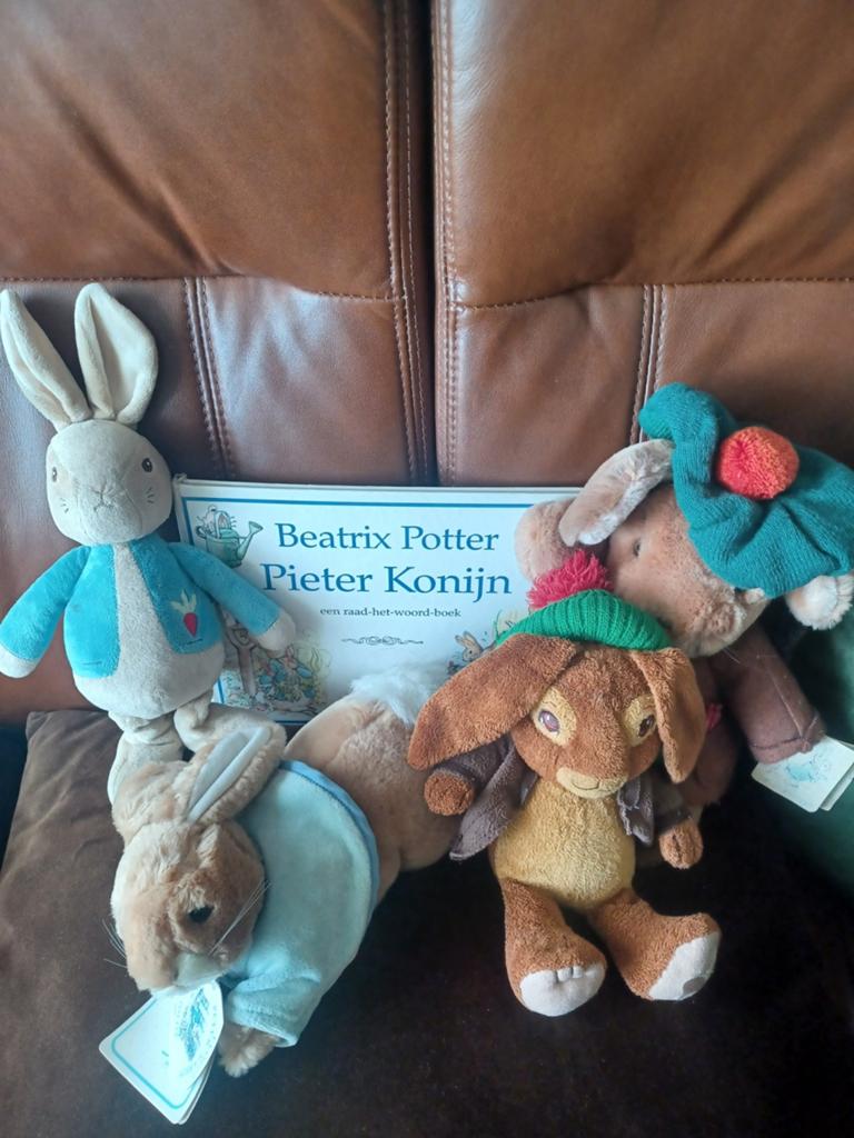 Alles van  Beatrix potter knuffels, Ophalen of Verzenden, Gebruikt, Konijn