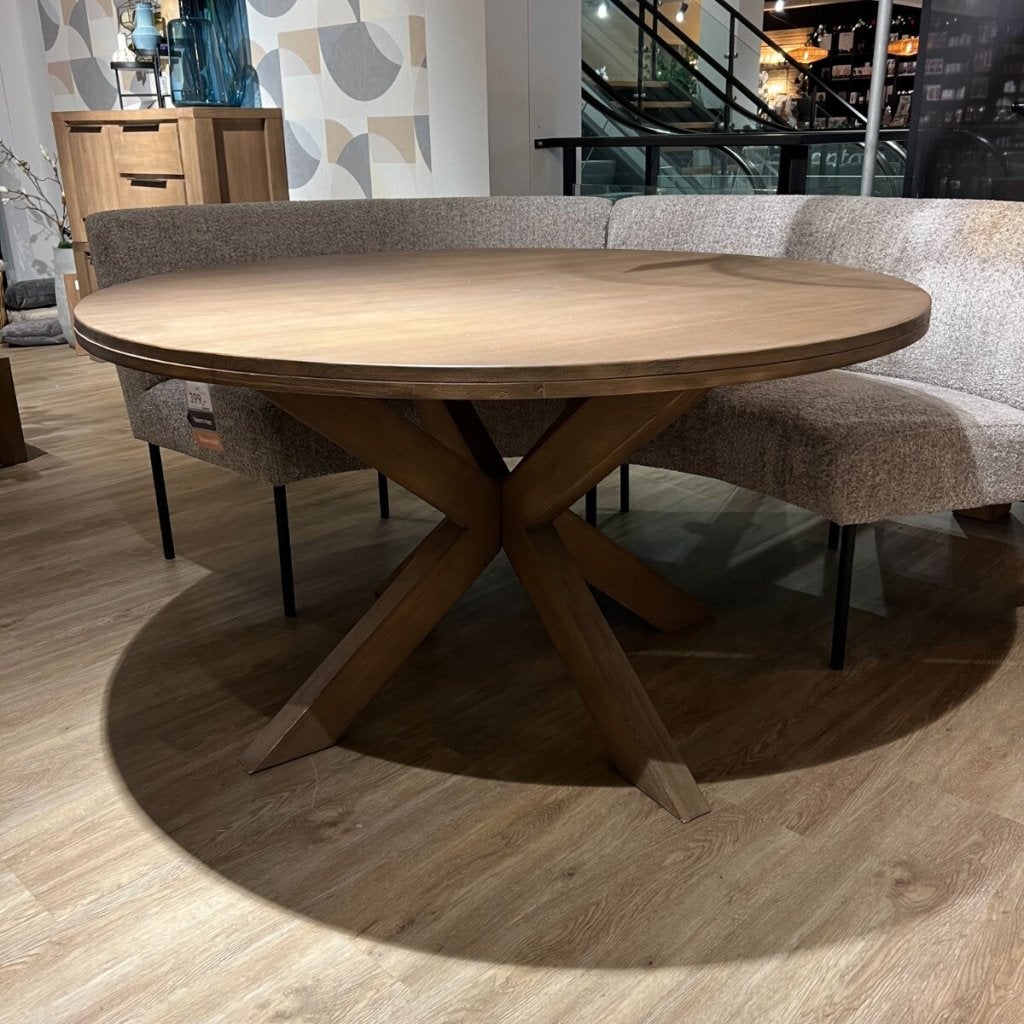 Eettafel Valvola - Acaciahout in smoked brown - Pronto Wonen, Niet ingevuld, Niet ingevuld, Niet ingevuld
