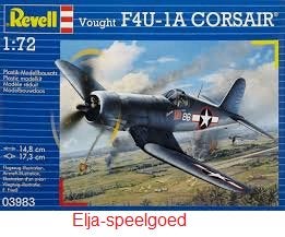 Revell 1:72 Vought F4U-1A Corsair modelbouw 3983 modelbouw, Ophalen of Verzenden, Nieuw, 1:72 tot 1:144, Revell