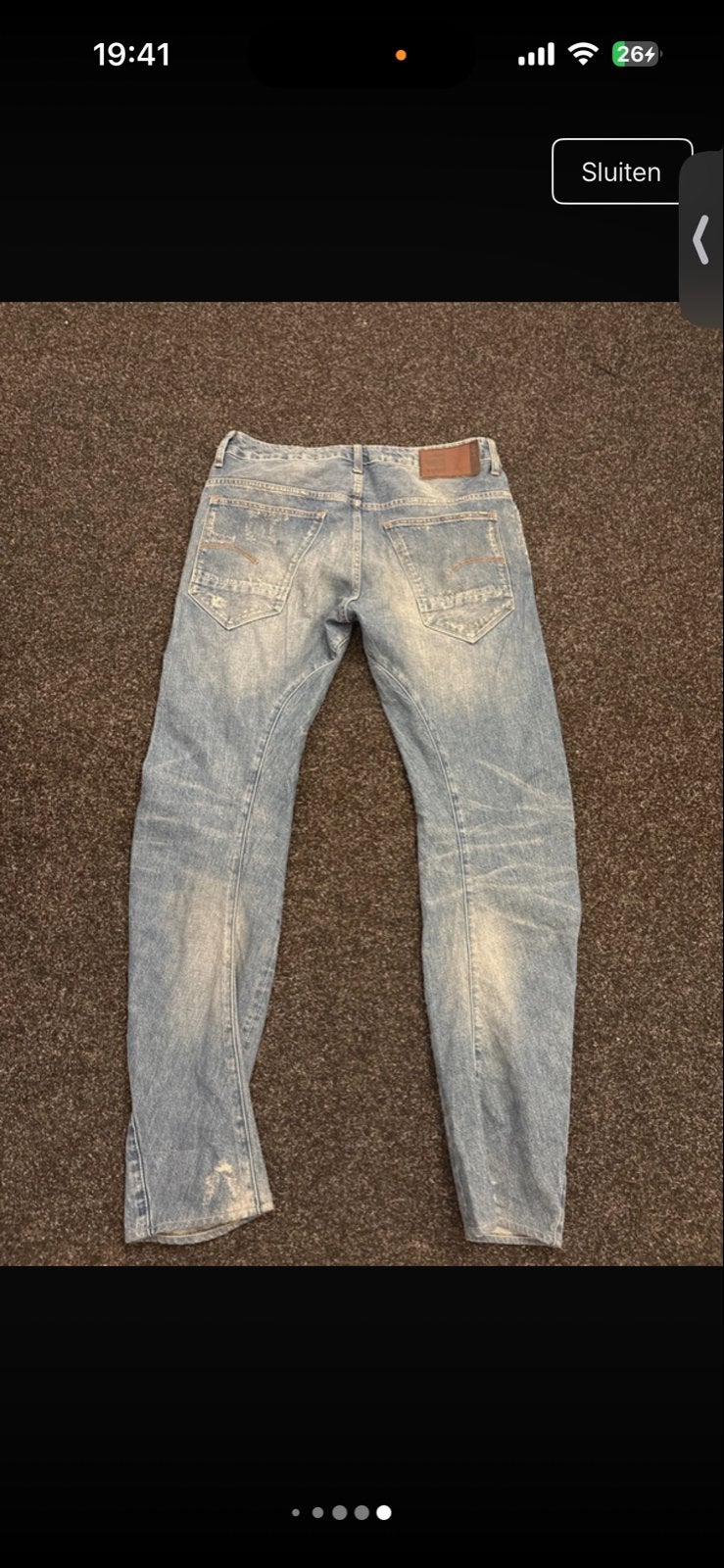 G-Star RAW Arc 3D Slim Jeans - W32 L34, Ophalen of Verzenden, Zo goed als nieuw, Blauw, W32 (confectie 46) of kleiner