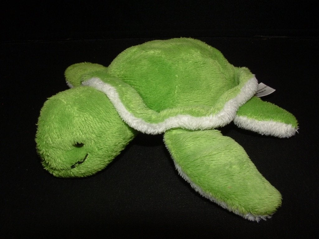 SLIGRO SCHILDPAD KLEIN VELOURS GROEN/WIT. MET KLEINE, Verzenden, Nieuw, Overige typen