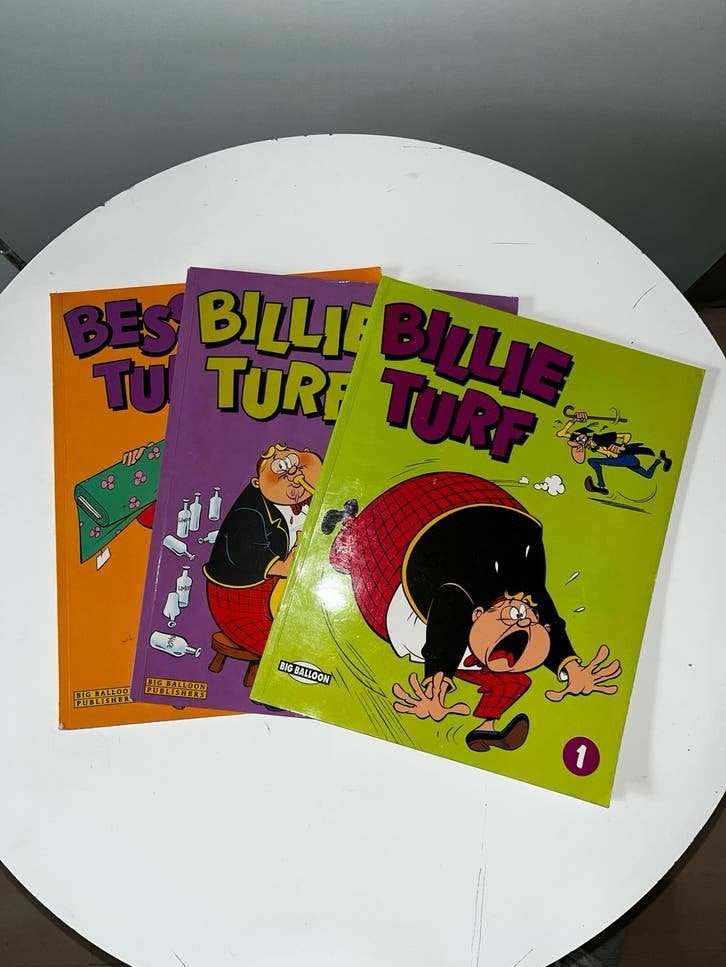 Billie Turf en Bessie Turf stripboeken - 3 delen, Boeken, Meerdere stripboeken, Ophalen of Verzenden, Gelezen