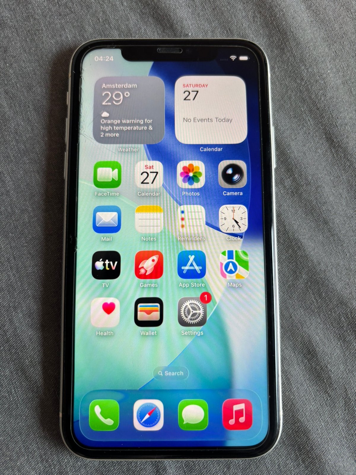 iPhone 11 wit ( Te koop or Ruilen), Telecommunicatie, Mobiele telefoons | Apple iPhone, Ophalen, Gebruikt, IPhone 11, 64 GB