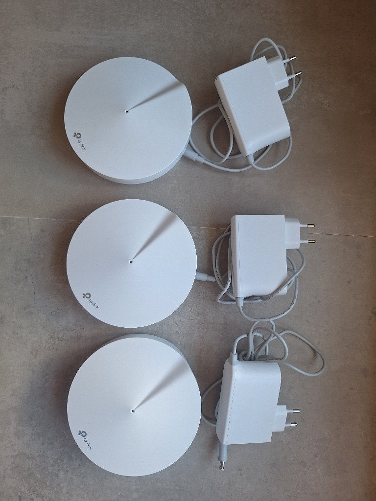 3 stuks Tplink Deco M9 A2200 wifi versterkers, Computers en Software, WiFi-versterkers, Gebruikt, Ophalen of Verzenden