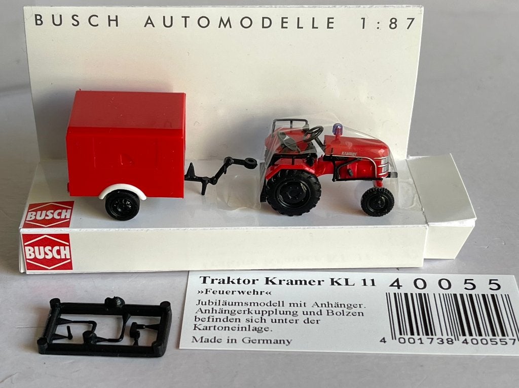 Busch 40055: Tractor Kramer KL 11, Ophalen of Verzenden, Zo goed als nieuw, Hijskraan, Tractor of Landbouw, Overige merken