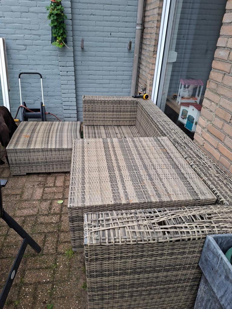 Gratis afhalen, Tuin en Terras, Tuinsets en Loungesets, Ophalen of Verzenden, Gebruikt, Wicker