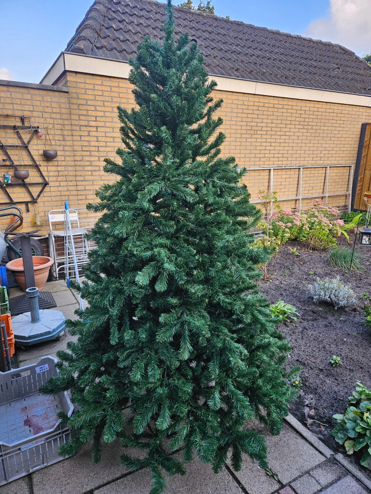 kunst kerstboom 2.15m, Ophalen