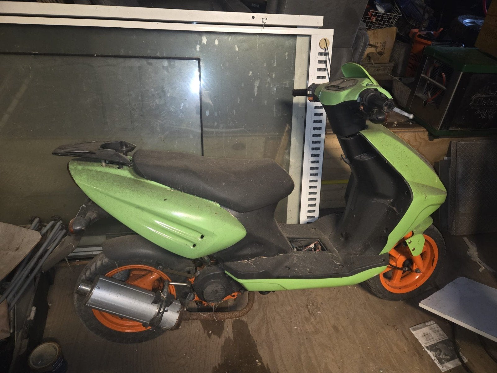 Botian 4 takt Scooter - Groen/Oranje, Ophalen, Gebruikt, Overige typen, Overige merken