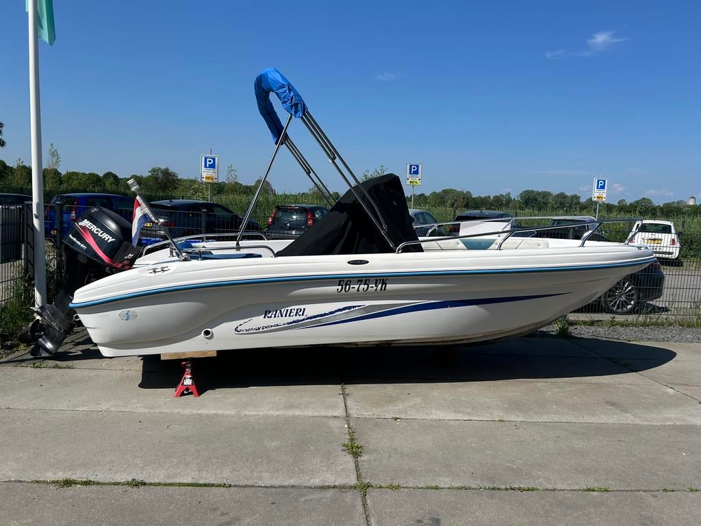 Ranieri Consoleboot met Mercury 60 pk 4-takt EFI, Watersport en Boten, Ophalen, Gebruikt, Viertaktmotor, 60 pk