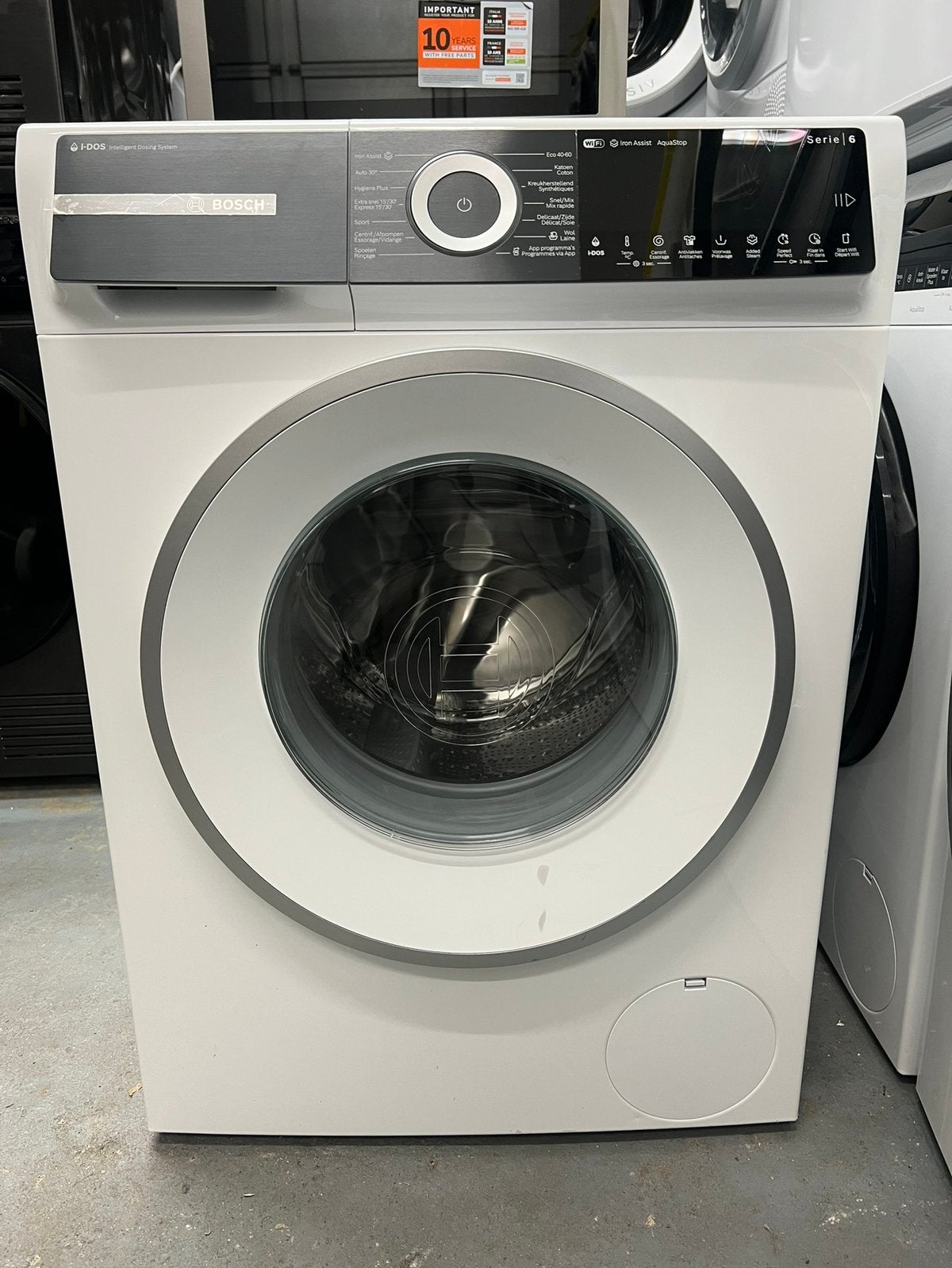 Nieuwe Bosch Serie 6 wasmachine 9KG i-Dos & WiFi, 1200 tot 1600 toeren, 8 tot 10 kg, Energieklasse A of zuiniger, Ophalen of Verzenden
