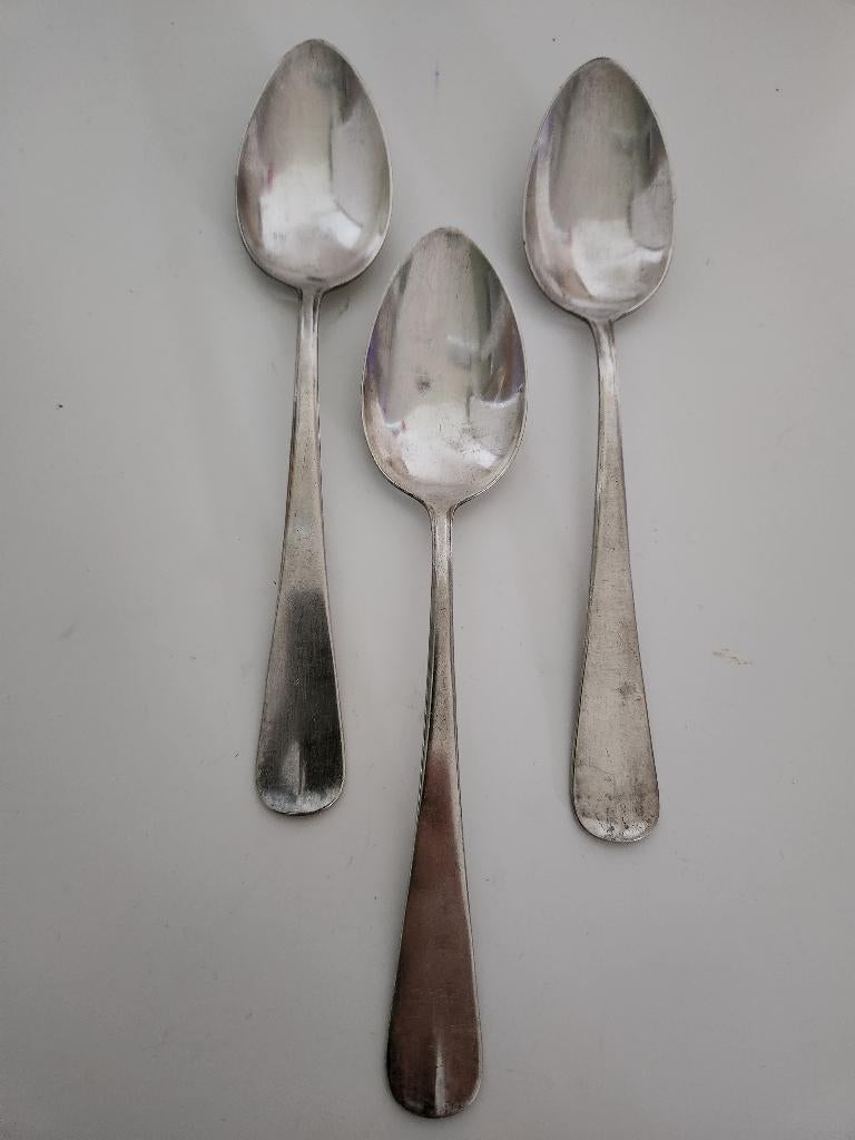 3x Gero Alpacca lepel, Antiek en Kunst, Antiek | Bestek, Ophalen of Verzenden