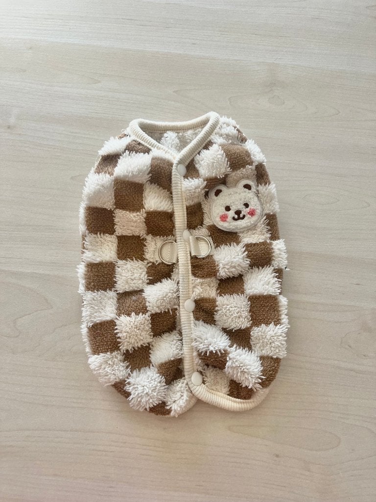 Sherpa / fleece dog jacket, Dieren en Toebehoren, Hondenkleding, Met sluiting, Overige merken, Ophalen of Verzenden, Zo goed als nieuw