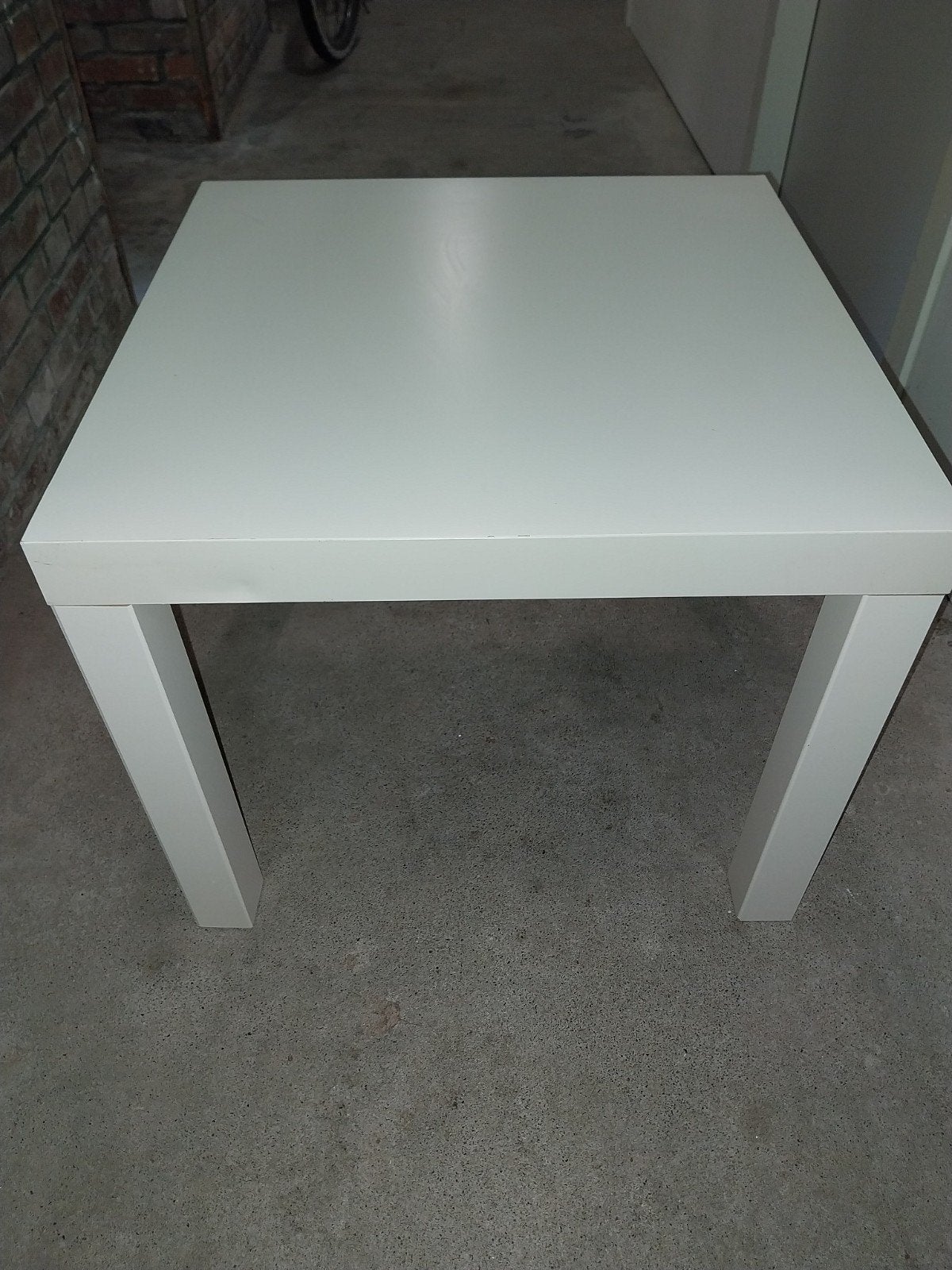 IKEA LACK bijzettafels wit 2x - Ophalen in Rotterdam Noord, Ophalen, Minder dan 45 cm, Gebruikt, Vierkant