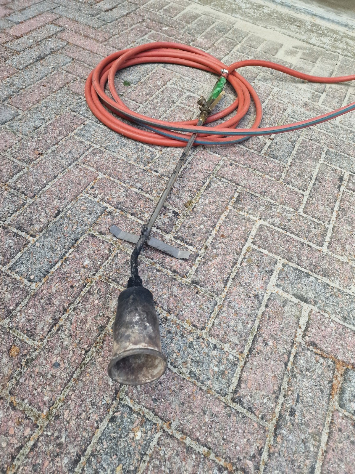 Dakdekkersbrander/ onkruidbrander., Tuin en Terras, Ophalen, Gebruikt, Onbekend