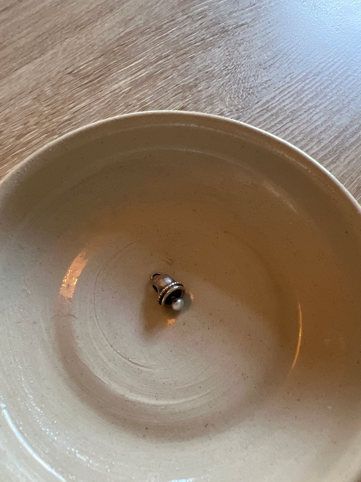 Zeldzame Pandora bedel - Retired model met parel, Pandora, Ophalen of Verzenden, Zo goed als nieuw, 1 bedel