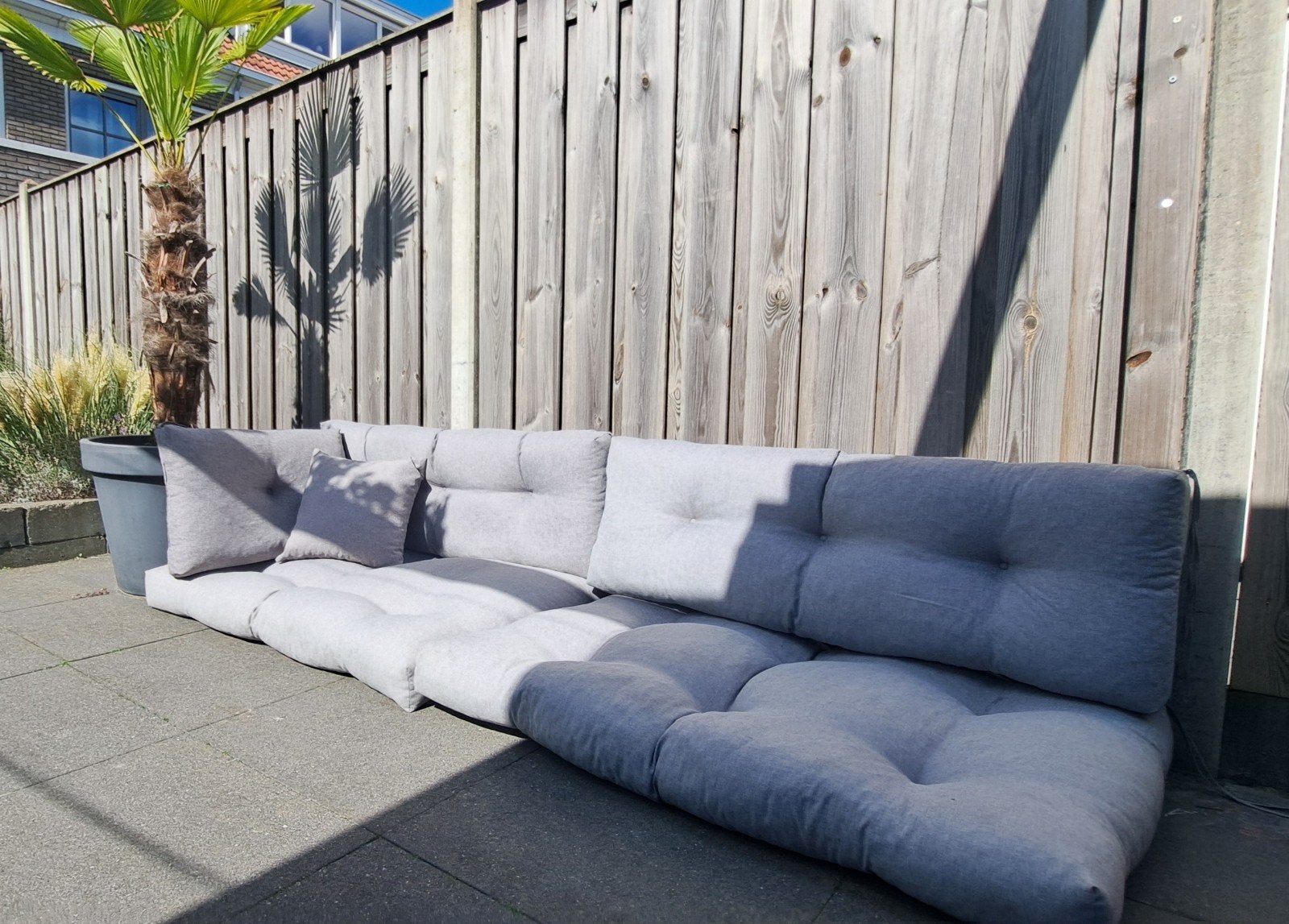2x set kussens voor palletbank, Overige materialen, Gebruikt, Bank, Ophalen