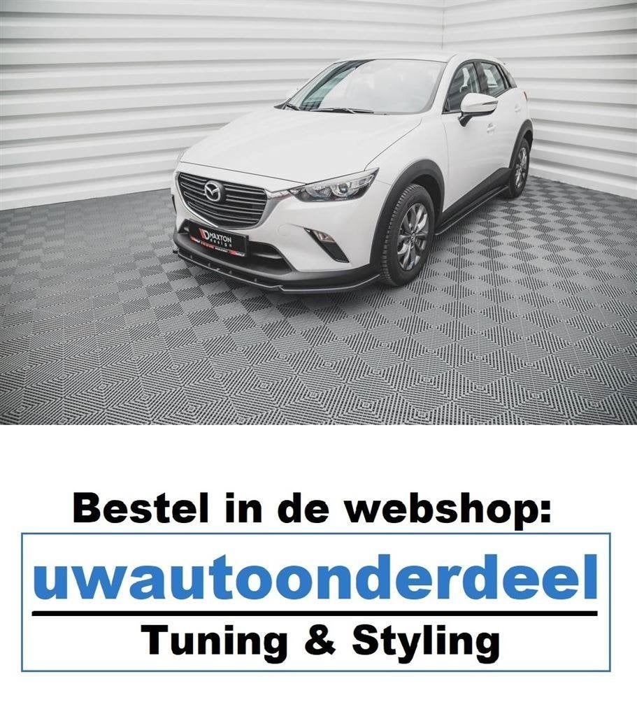 Maxton Design Mazda CX3 Spoiler Lip Splitter, Auto diversen, Verzenden