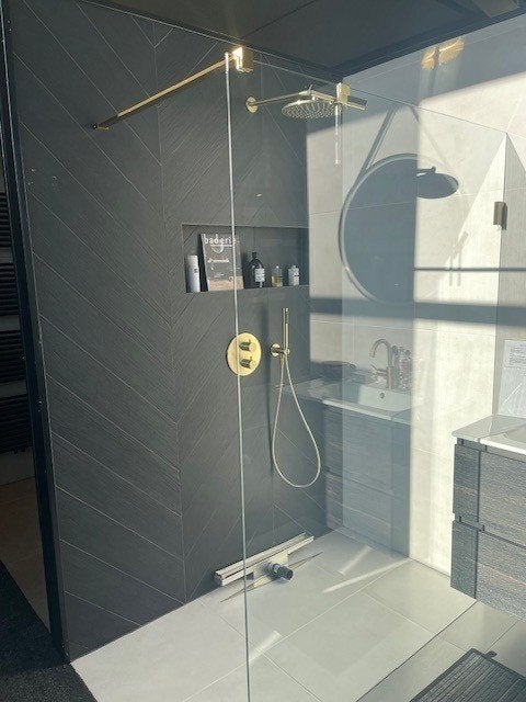 Inloopdouches diverse afmetingen, Ophalen, Nieuw, Chroom, Douche