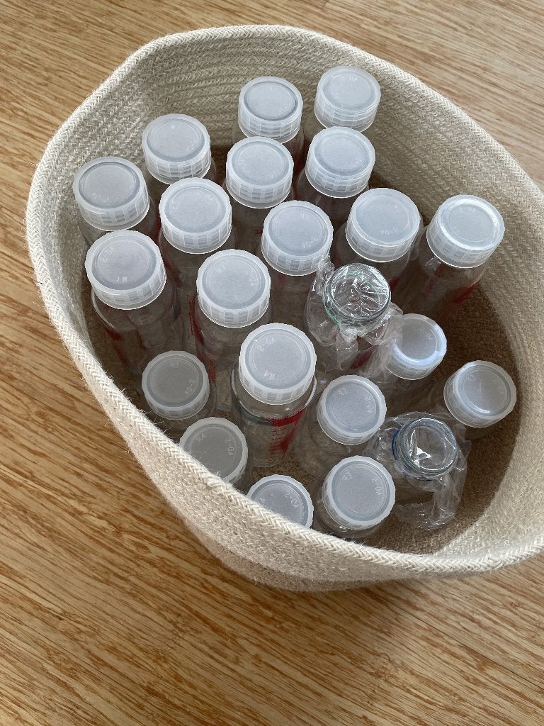 Glazen melkflesjes voor kolven met Medela, Medela, Ophalen of Verzenden, Zo goed als nieuw, Babyfles