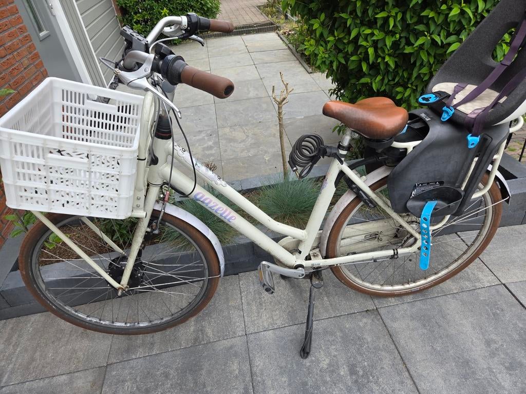 Gazelle elektrische fiets - display en voorlamp defect, Ophalen, Gebruikt, Velgrem, Versnellingen