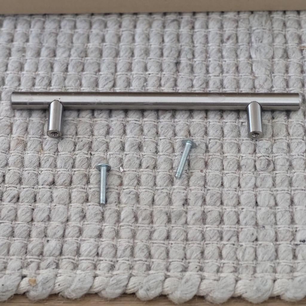 Stainless steel KALLRÖR handles, Huis en Inrichting, Ophalen of Verzenden, 25 tot 50 cm, 50 tot 100 cm, Minder dan 100 cm