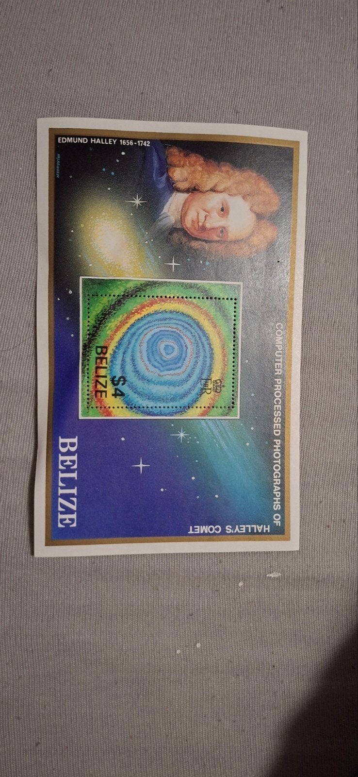 Postzegelvellen Belize - Halley's Komeet, Postzegels en Munten, Ophalen of Verzenden
