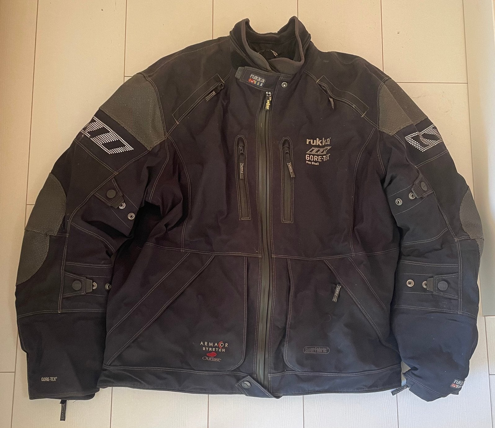 Rukka Armas Gore-Tex motorjas maat 62, Motoren, Ophalen of Verzenden, Tweedehands, Heren, Jas | textiel