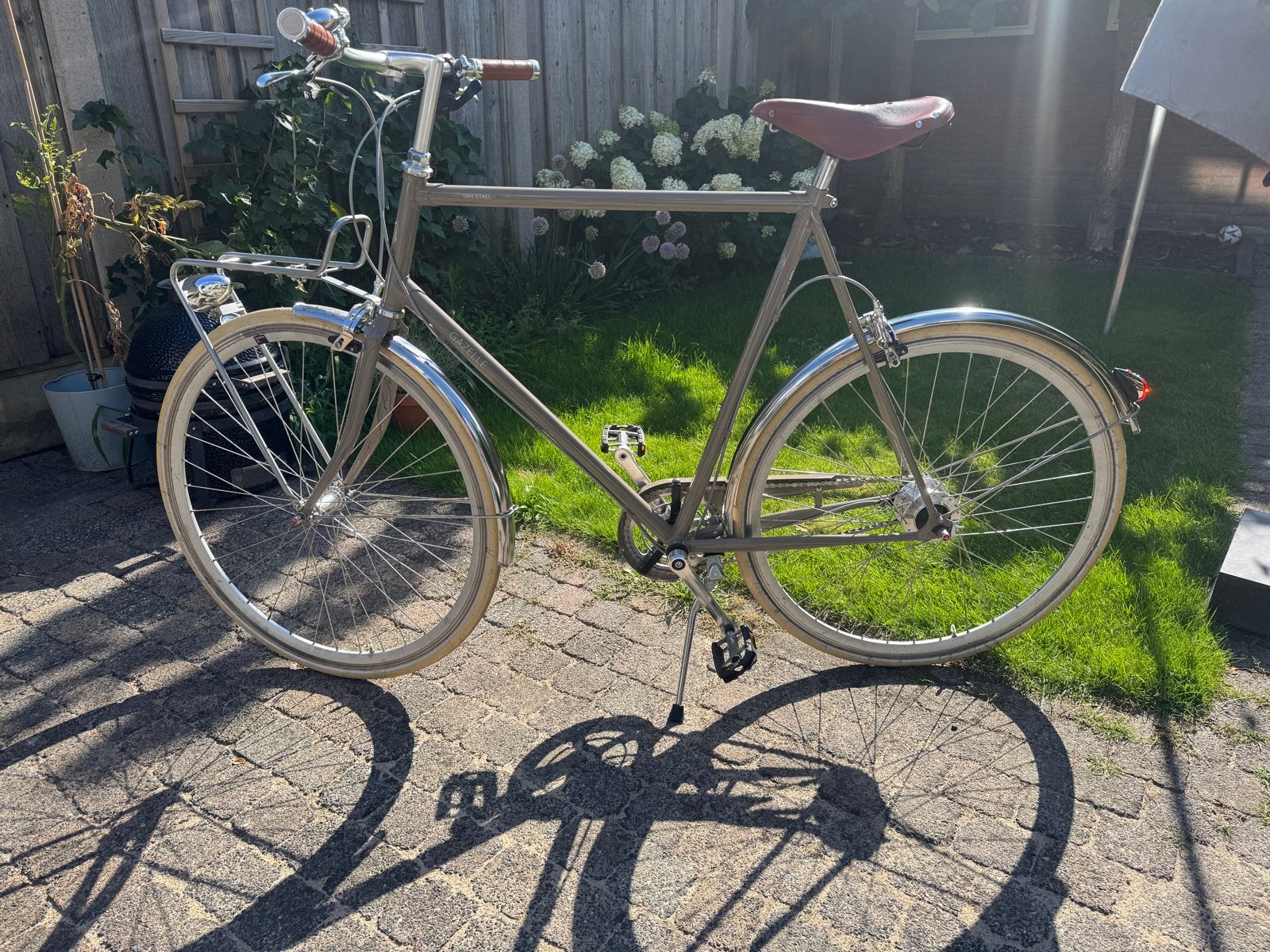 Gazelle van stael stadsfiets - Zo goed als nieuw, Fietsen en Brommers, Ophalen, Velgrem, Versnellingen, Zo goed als nieuw
