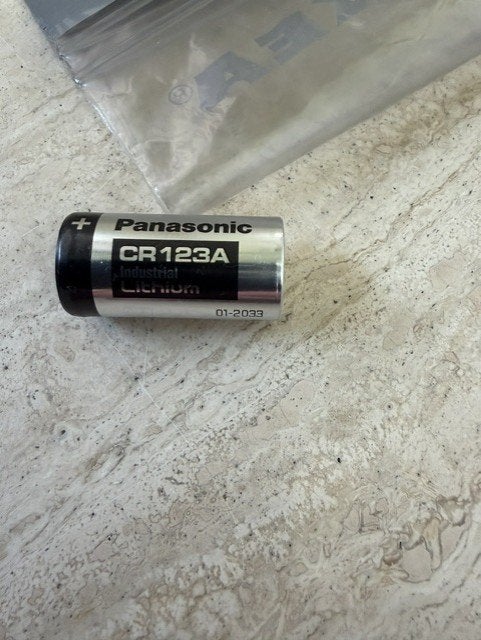 Te Koop : Panasonic Lithium CR123A batterijen, Ophalen of Verzenden, Nieuw