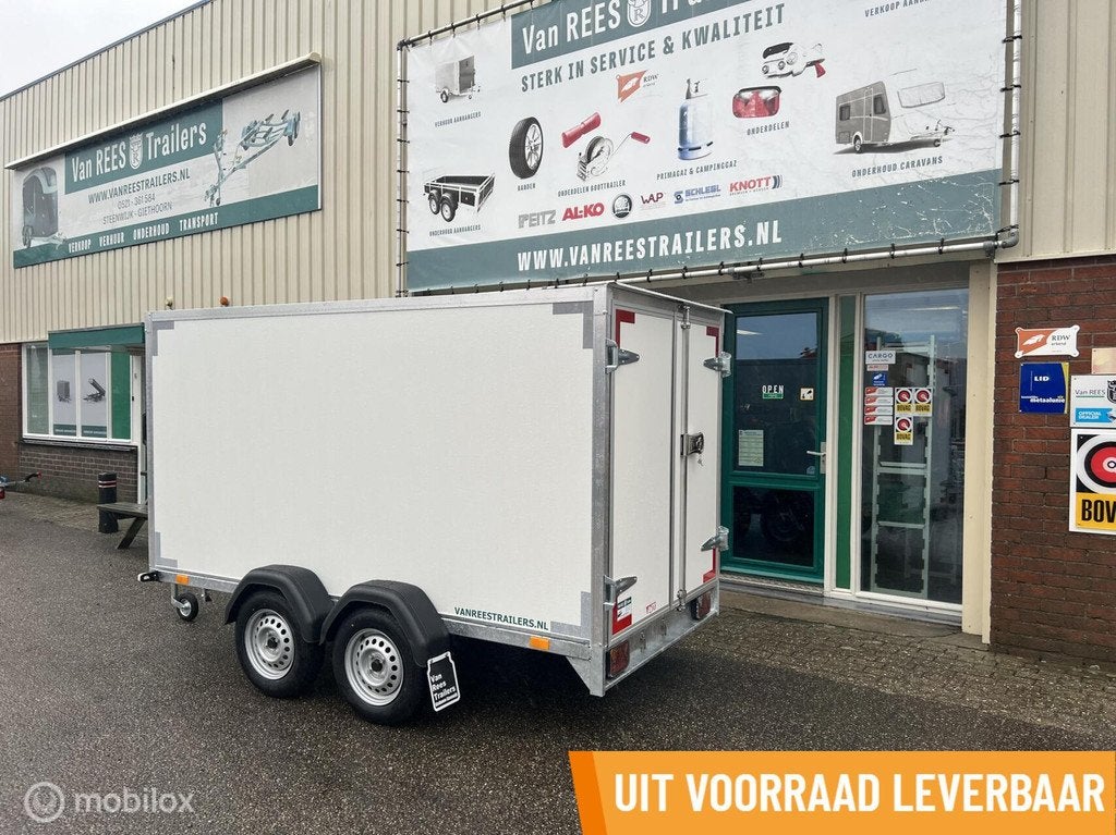 NIEUW GESLOTEN 250X150X150 750KG TANDEM, Nieuw
