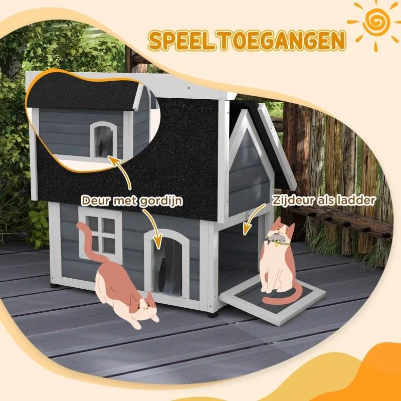 Kattenhuis kippenhok hondenhok nieuw, Ophalen of Verzenden, Nieuw, 110 cm of meer, 100 cm of meer