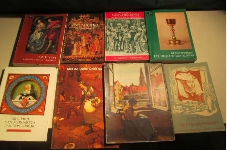 8 Mooie Retro Kunstboeken - allerlei, Ophalen of Verzenden, Gelezen