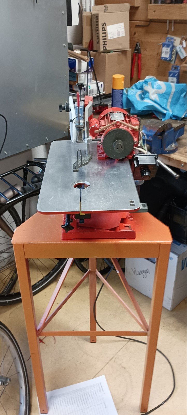 Tekoop Defecte Hegner multicut 2s met bijpassende tafel, Ophalen, Gebruikt, 1200 watt of meer, 30 tot 70 mm