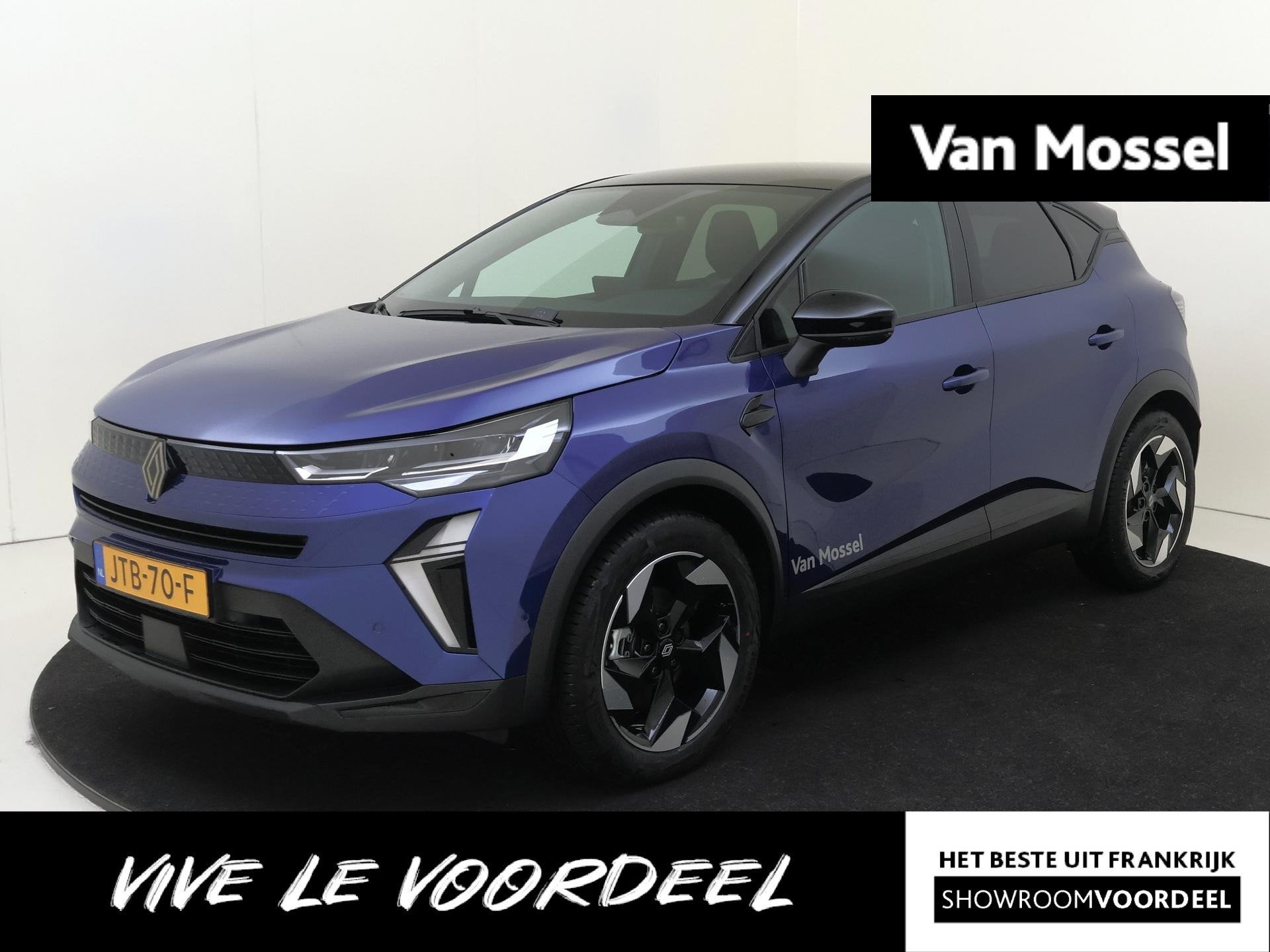 Renault Captur techno full hybrid E-Tech 160 | Pack winter |, Auto's, 1789 cc, 4 cilinders, Blauw, Origineel Nederlands