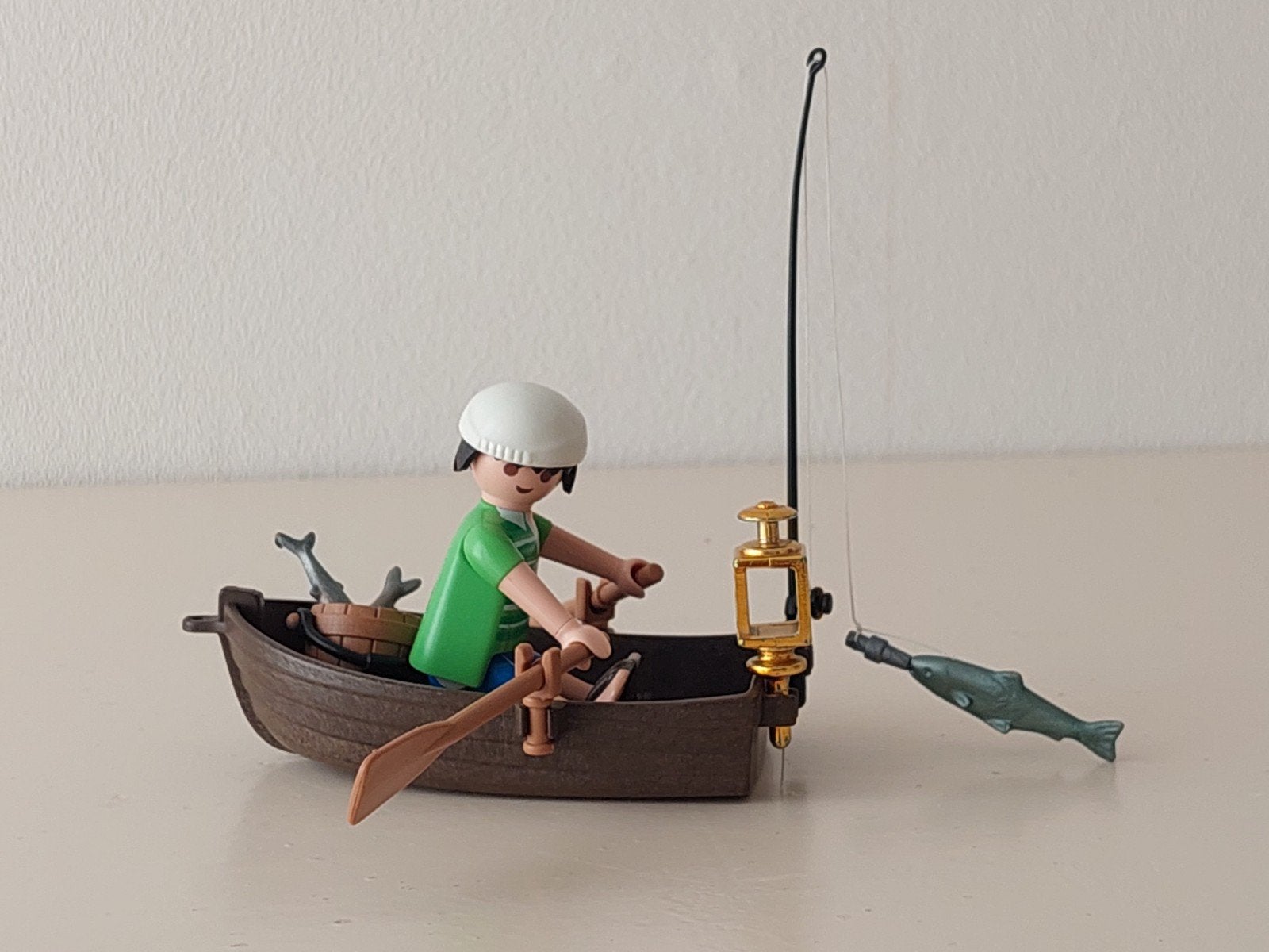 Playmobil vissersbootje, Ophalen of Verzenden, Gebruikt, Boot/Schip