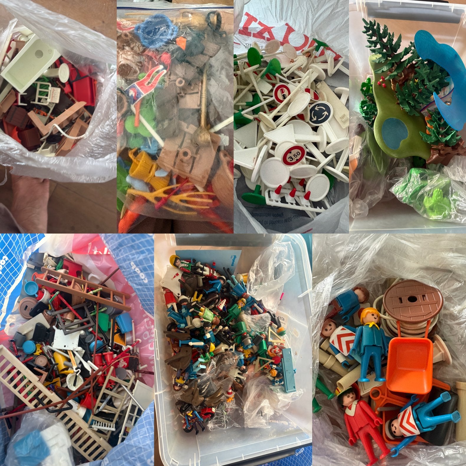 Grote verzameling vintage Playmobil - veel sets en figuren, Ophalen of Verzenden, Gebruikt, Complete set, Overige typen