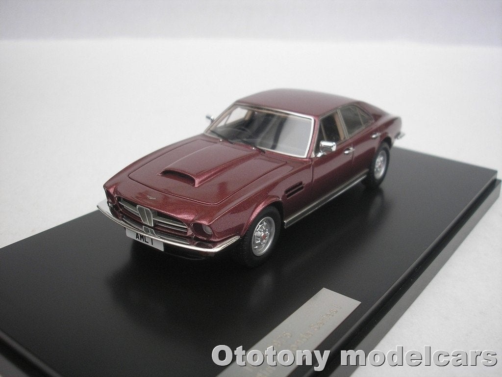 Aston Martin Lagonda Series 1 1974 Rood Metallic 1/43 Matrix, Ophalen of Verzenden, Nieuw, Auto, Overige merken