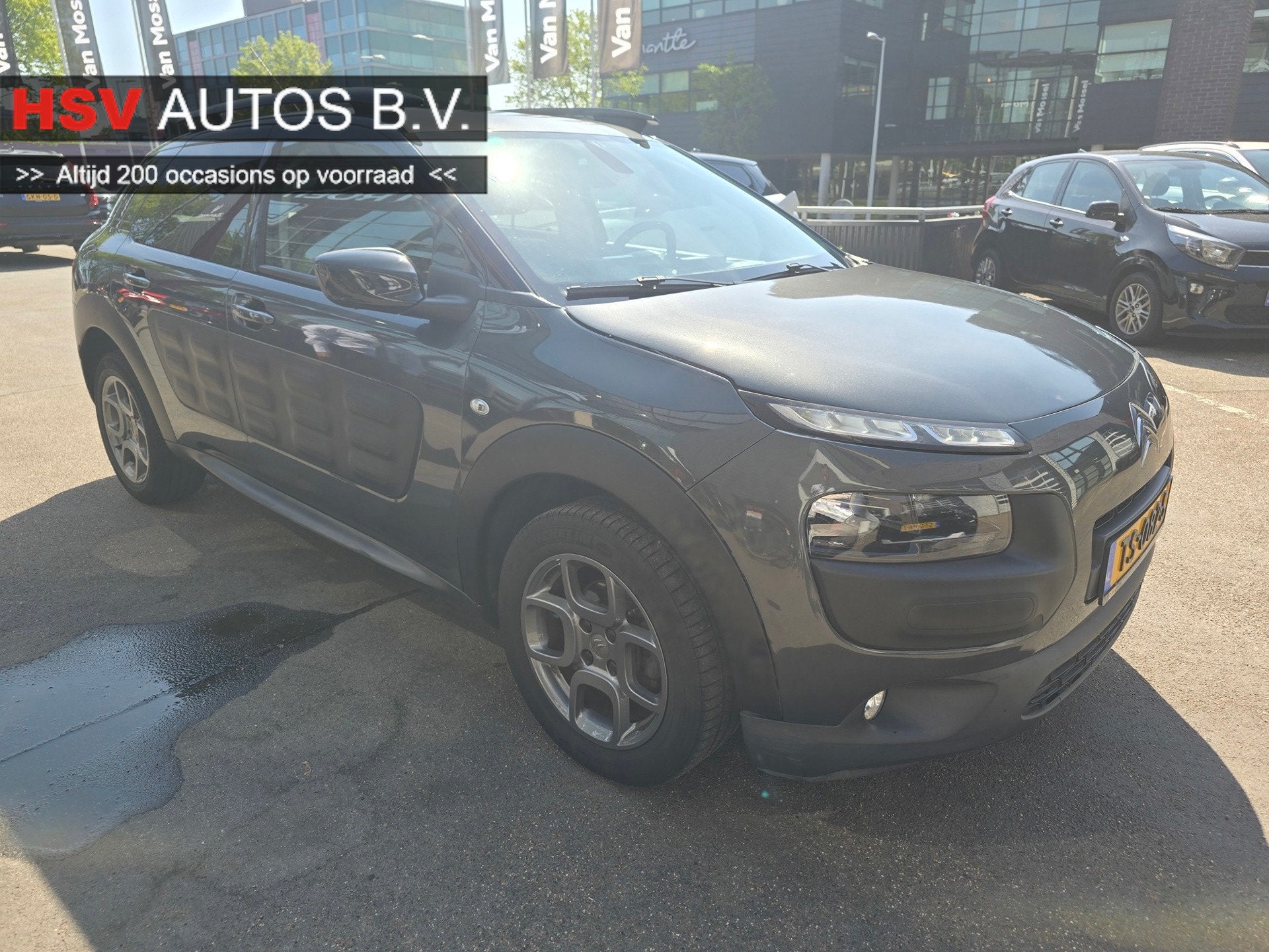 Citroen C4 Cactus 1.2 PureTech Shine navi LM automaat, Auto's, Citroën, Electronic Stability Program (ESP), 82 pk, 23 km/l, Bedrijf
