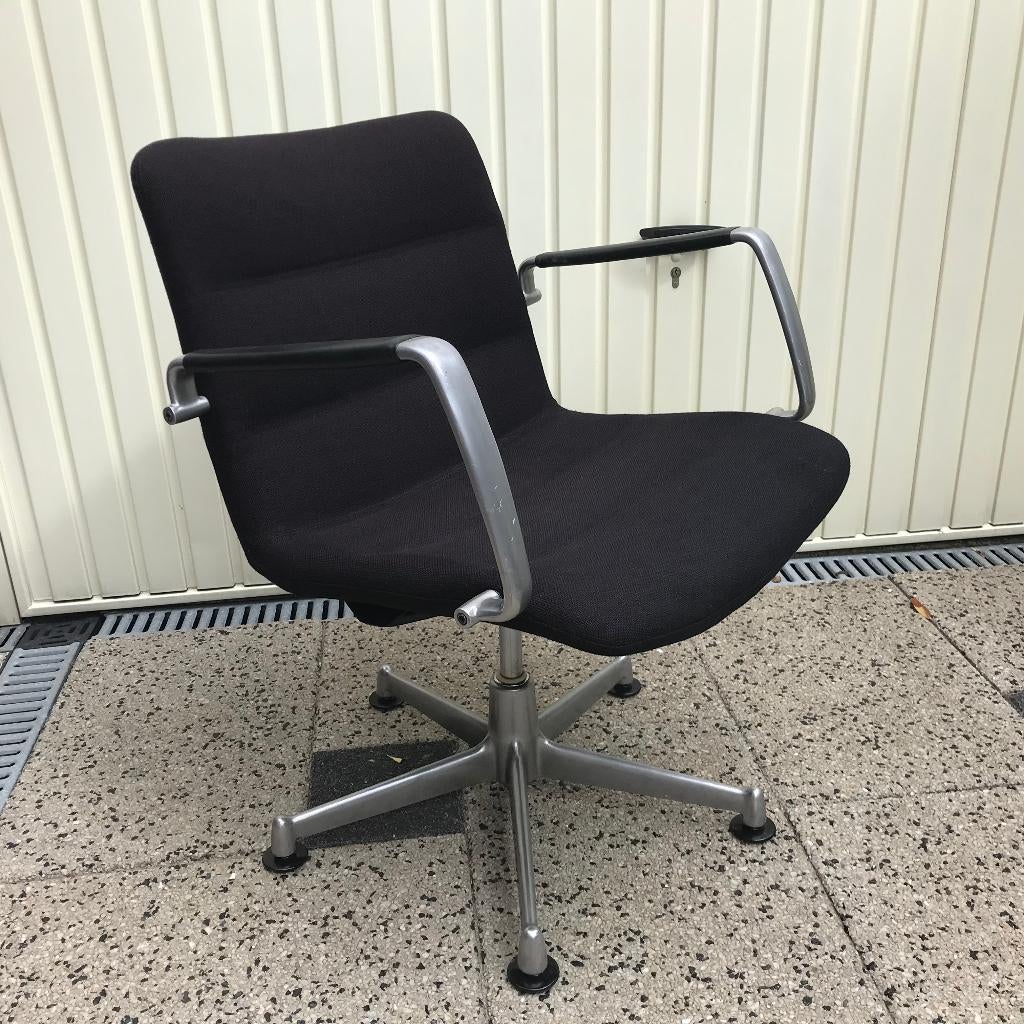Stoel bureaustoel Jorgen Kastholm Kusch & Co Vintage, Gebruikt, Zwart, Ophalen of Verzenden, Nvt