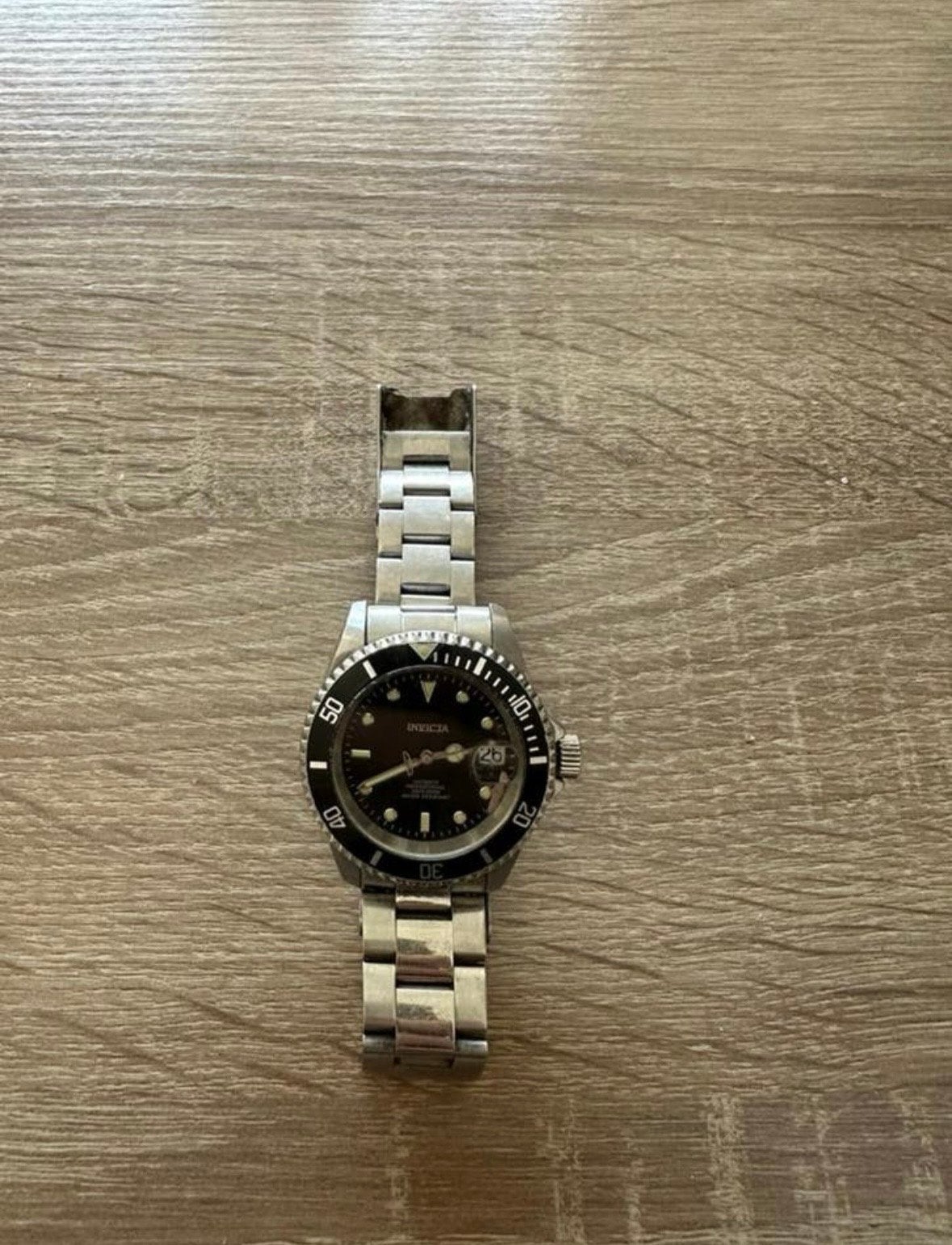 Invicta Pro Diver Automaat, Staal, Polshorloge, Zo goed als nieuw, Ophalen