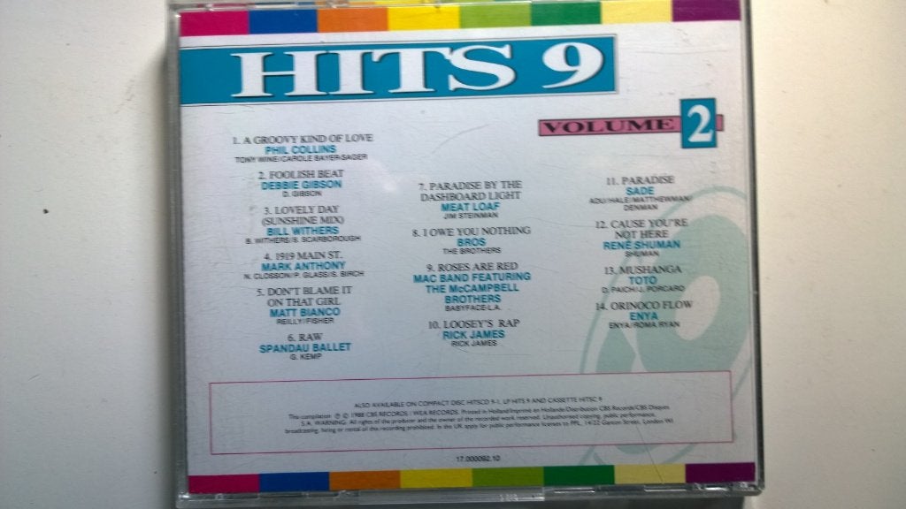 Hits Album Volume 9 Deel 2, Ophalen of Verzenden, Zo goed als nieuw, Pop