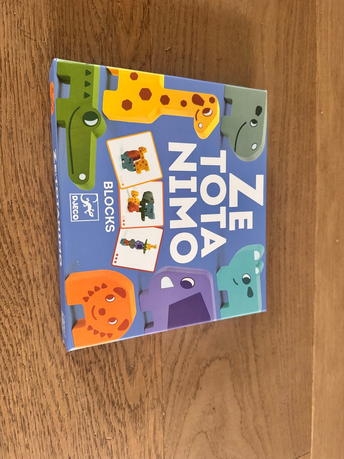 2 STUKS Djeco Ze Totanimo Blocks & Jumbo Vormen & Kleuren, Kinderen en Baby's, Ophalen of Verzenden, Zo goed als nieuw, Knutselen